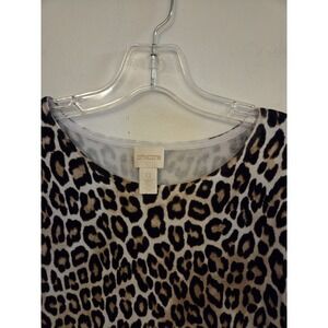 Chico's animal print sweater-size S(0)